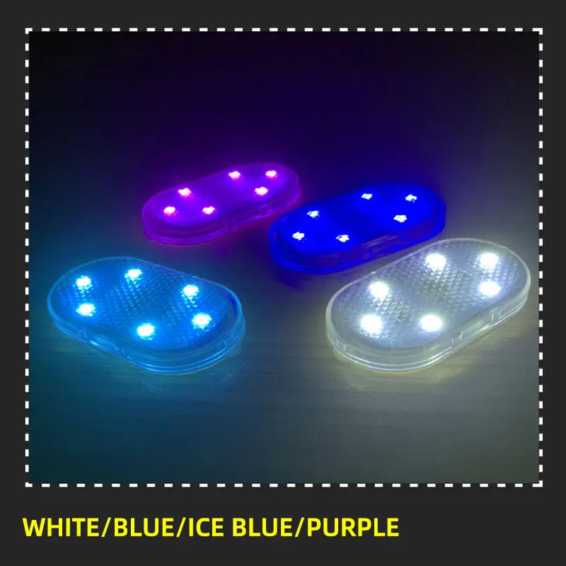 Mini Luces LED Tactiles para Autos (Pack de 4)