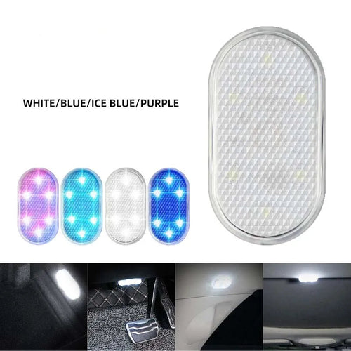 Mini Luces LED Tactiles para Autos (Pack de 4)