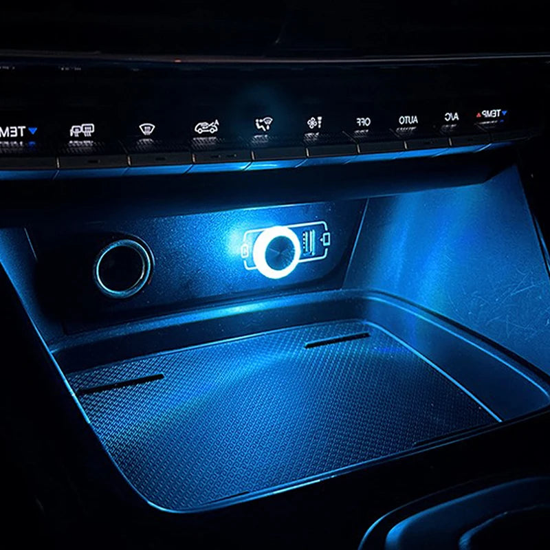 Mini Luz Decorativa LED USB - Iluminación Ambiental Instantánea para tu Auto